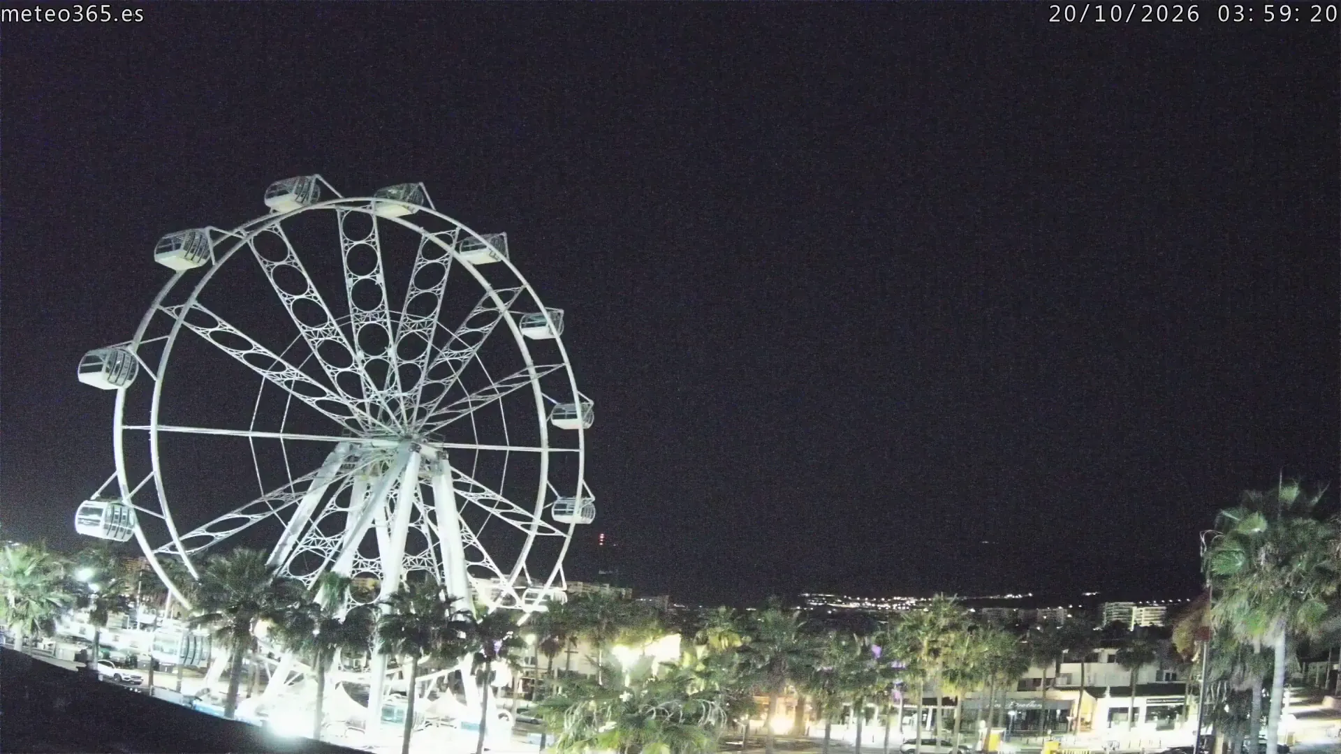 Benalmádena – Puerto Marina II – Live Costa del Sol: Pariserhjulet och hamnen i Benalmádena.